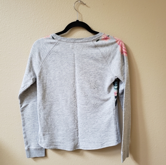 French terry print top - Picture 2 of 4